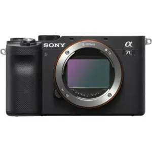 Sony Alpha a7C Mirrorless Digital Camera (Body Only). 24.2MP Full-Frame Exmor R BSI Sensor, UHD 4K30p Video with HLG & S-Log3 Gammas, Bluetooth and Wi-Fi Connectivity | ILCE-7C/ILCE-7CL