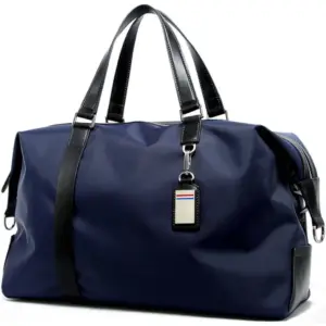 BOPAI Travel Bag, Hand Luggage Bag, Constructed From High-quality Microfiber & Nylon, Fashionable Hard Design, Lightweight (1 kg) & Easy To Carry, Blue | 32-01732