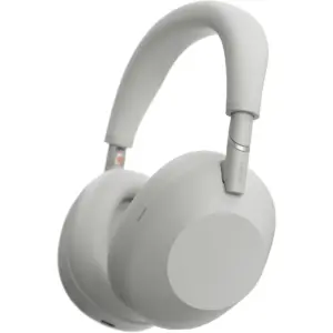 Sony WH-1000XM6 Wireless Noise Cancelling Headphones, 30mm Neodymium Driver, Omni Directional Microphone, DSEE Extreme, Passive Operation, Ambient Sound Mode, Silver | WH-1000XM6