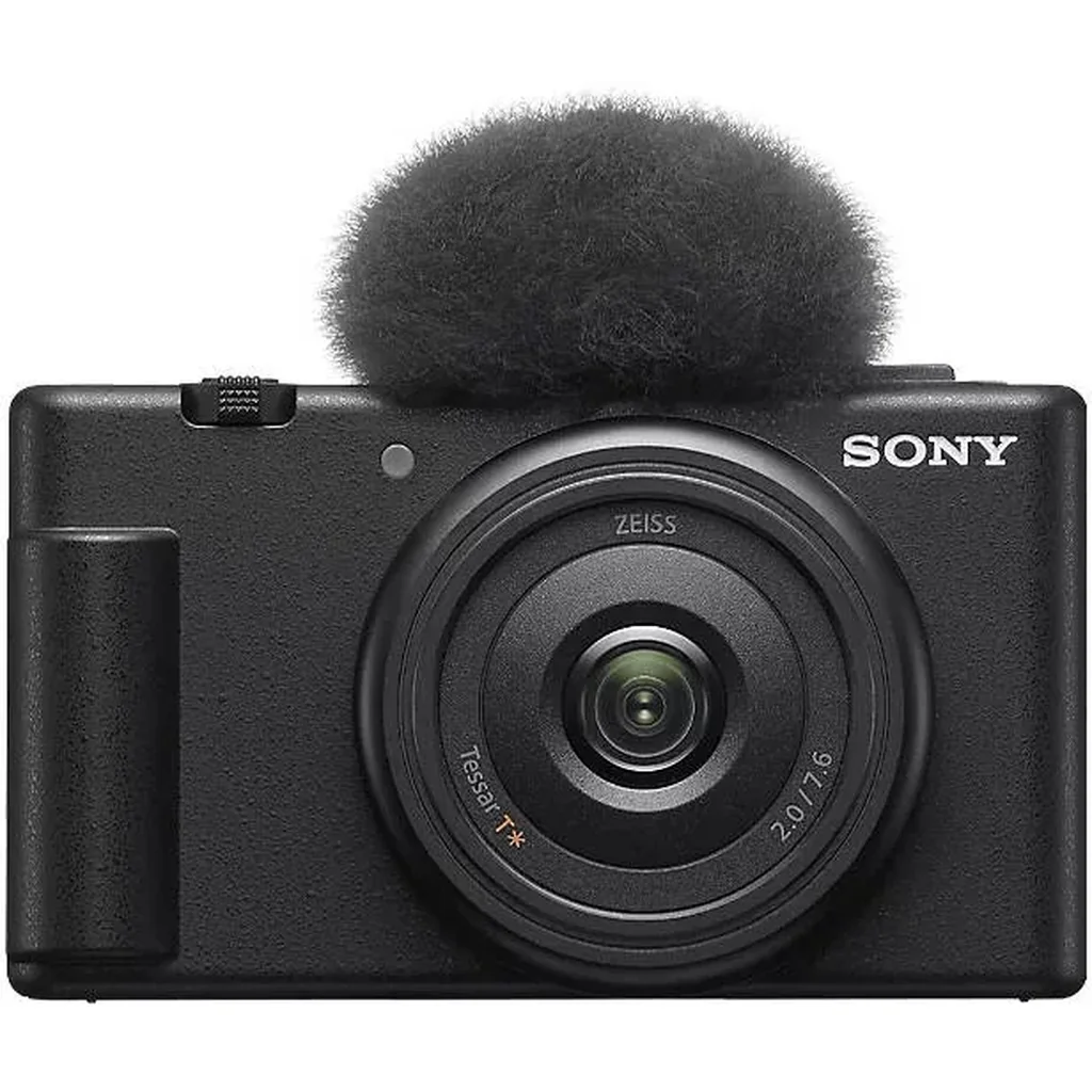 Sony Vlog Camera ZV-1F for Content Creators and Vloggers, 1" Sensor with Wide Angle 20mm Lens, Large 1.0-type CMOS Sensor, Ultra-wide 20mm ZEISS Lens, USB-C, Bluetooth, Wi-Fi, Black | ZV1F/B