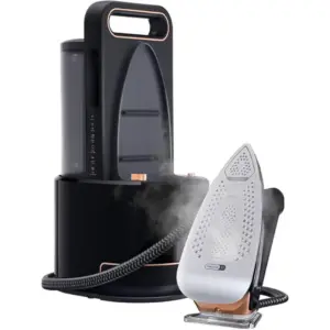 Braun CareStyle 9 Steam Generator Iron, 2700W, 2L Tank, FreeGlide 3D, iCare Smart Mode, OLED iMode, Auto Clean, Turbo & Eco Modes, Vertical Steam, EloxalPlus Soleplate, Black | IS 9090 BK
