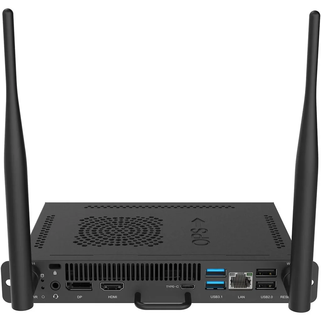 BenQ OPS Slot-In PC, Intel Core i5-1235U, 8GB RAM, 256GB SSD, Intel Iris Xe Graphics, Windows 11 Pro (Trial Version), Wi-Fi 6 Connectivity, 1GbE Ethernet Port, HDMI 2.0 Output, Black | TEY41