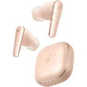 Anker Soundcore Liberty 5 Earbuds, 9.2mm Wool-Paper Diaphragm Drivers, Adaptive ANC 3.0, 6 Mics with Al, Dolby Audio, HearID 4.0, Bluetooth 5.4, IP55 Water and Dust-Resistant, Pink | Liberty 5