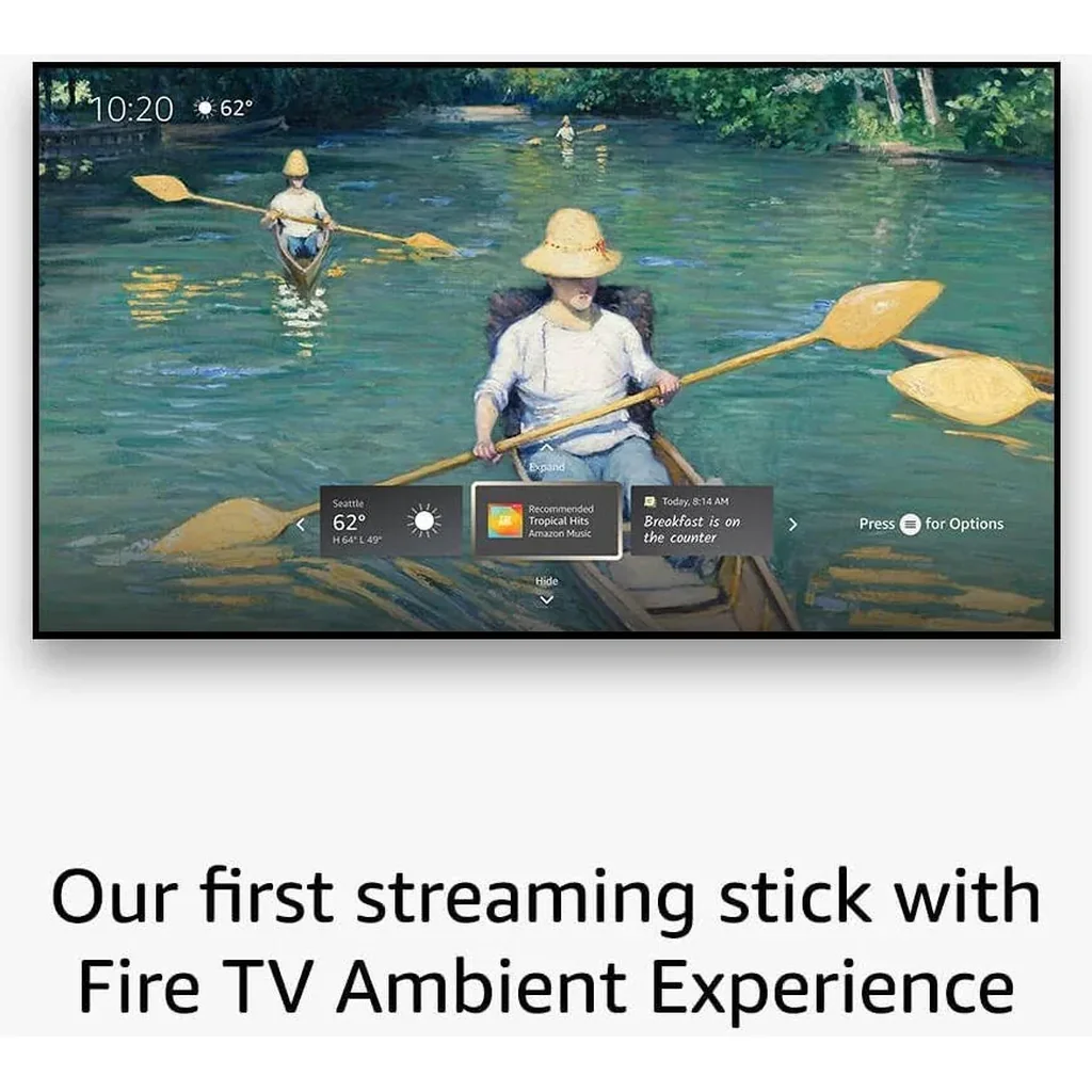 Amazon Fire TV Stick 4K Max 2nd Gen Remote, Quad-core 2.0GHz, Dolby Vision.Atmos, 16GB Storage, HDR10+, Smart Home, Bluetooth 5.2 + BLE, Wi-Fi 6E, Alexa Voice, Black | 4KMAX -2025 - Image 5
