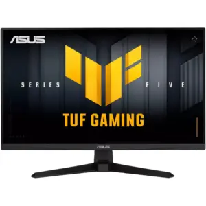 ASUS TUF Gaming Series 5 VG249QM5A Monitor, 24" Fast IPS Display, FHD Resolution, 240Hz Refresh Rate, 0.3ms (Min.) Response Time, AMD FreeSync Premium & NVIDIA G-Sync | 90LM0BA0-B01171