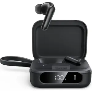 Anker Soundcore P41i Earbud, 11mm Composite Drivers, Adaptive Noise Cancelling, 6 Microphones, Built-in Phone Stand, Al Noise Reduction, 3000mAh Battery Capacity, Black | P41i