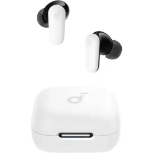 Anker Soundcore R50I NC Earbud, Up to 42dB Reduce Noise, Advanced Active Noise Cancelling System, Adaptive Technology, Transparency Mode, Up to 10 Hours Playtime, Black/White | R50I NC