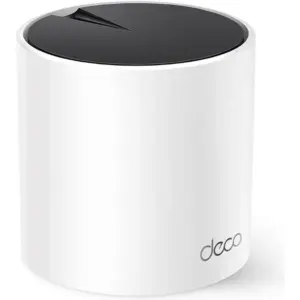 TP-Link Deco AX3000 WiFi 6 Mesh System, Covers up to 6500 Sq.Ft, Replaces Wireless Router and Extender, AI-Driven Mesh, 3 Gigabit Ports Per Unit, Supports Ethernet Backhaul, 1 pack, White | Deco X55