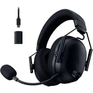 Razer BlackShark V3 Pro Gaming Headset, HyperSpeed Wireless Gen 2, Hybrid Active Noise Cancellation, Detachable Razer HyperClear Full Band 12mm Mic, PlayStation, Black | RZ04-05400500-R3UA