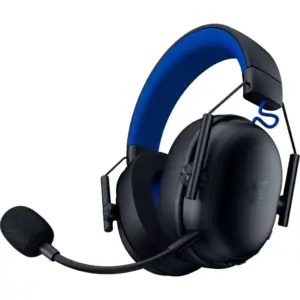 Razer Blackshark V3 X Hyperspeed Gaming Headset, TriForce 50 mm Drivers Gen 2, Detachable HyperClear Cardioid 9.9 mm Mic, HyperSpeed Wireless, 70H Battery Life, PlayStation, Black | RZ04-05420400-R3G1