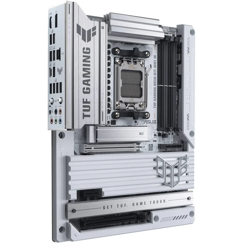 ASUS TUF GAMING B850-BTF WIFI W AM5 ATX Motherboard, AMD B850 Chipset, 4x DIMM DDR5 Slots, Up to 256GB Max Memory, 1 x PCIe 5.0 x16, 3 x M.2 Slots | 90MB1KW0-M0EAY0 - Image 3
