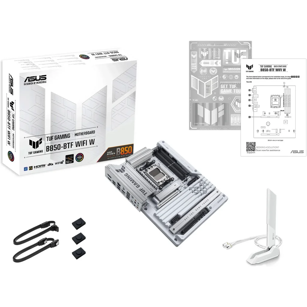 ASUS TUF GAMING B850-BTF WIFI W AM5 ATX Motherboard, AMD B850 Chipset, 4x DIMM DDR5 Slots, Up to 256GB Max Memory, 1 x PCIe 5.0 x16, 3 x M.2 Slots | 90MB1KW0-M0EAY0 - Image 12