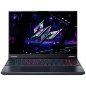 Acer Predator Helios Neo 16 Gaming Laptop, 16" WQXGA IPS 240Hz, Intel Core Ultra 9 275HX, 16GB RAM, 1TB SSD, NVIDIA GeForce RTX 5070 8GB, RGB Backlit ENG K/B, Win 11 Home, Black | NH.QX5EM.003
