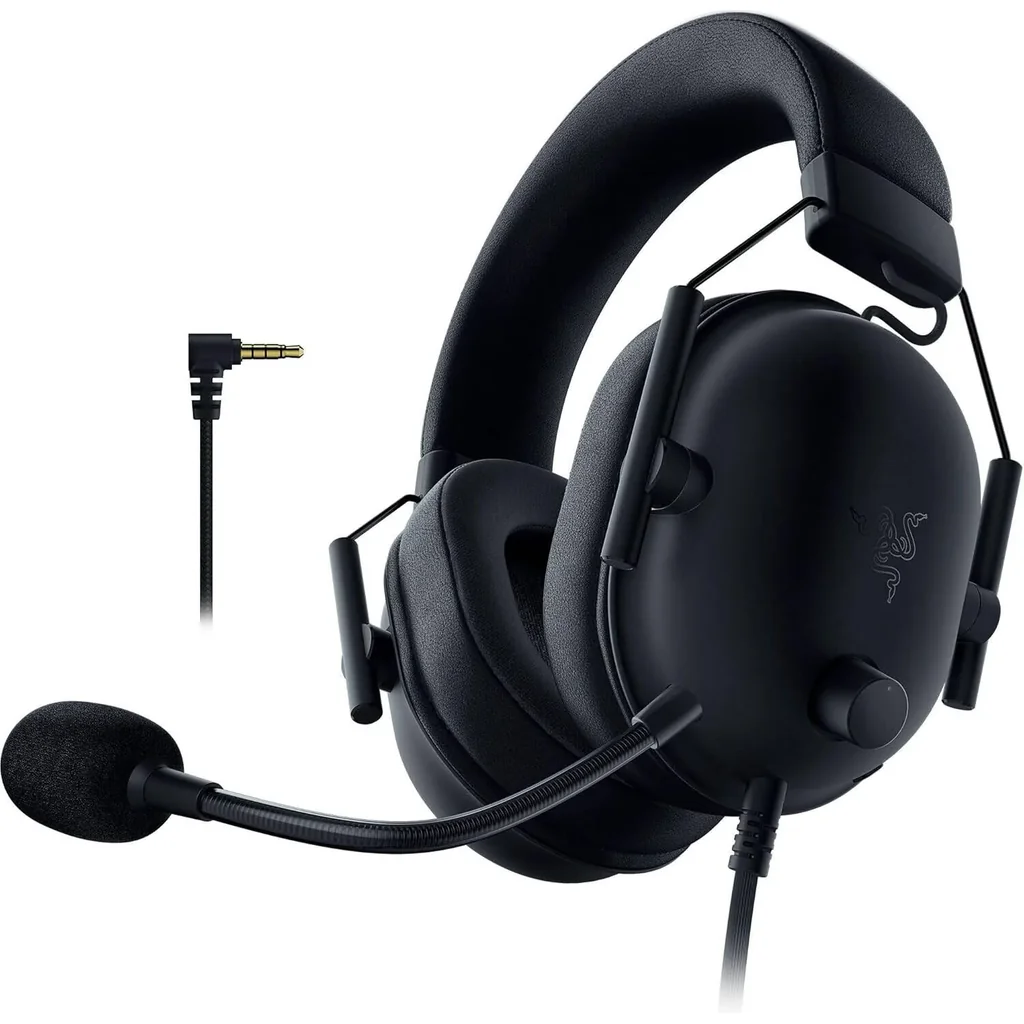 Razer BLACKSHARK V2 X Gaming Headset, 50mm TriForce Drivers, Hyperclear Cardioid Mic, Advanced Passive Noise Cancellation, Memory Foam Ear Cushions, PlayStation, 3.5mm Jack, Black | RZ04-03241000-R3G1