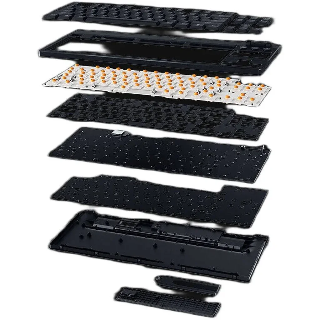 Razer BlackWidow V4 Low-Profile Tenkeyless HyperSpeed Mechanical Gaming Keyboard, English Layout, 1000Hz Polling Rate, Chroma RGB Lighting, Razer Yellow Switch, Tri-Mode, Black | RZ03-05450100-R3M1 - Image 3