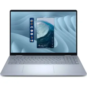 Dell 16 Plus DB06250 Laptop, 16" Touch 2K WVA 60Hz Display, Intel Core Ultra 7 256V, 16GB RAM, 1TB SSD, Intel ARC Graphics, English Backlit KB, Win 11 Home, Copilot+ PC, Ice Blue | 5M6GY