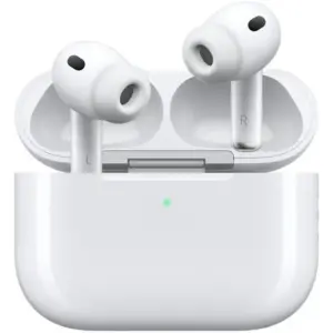 Apple Airpods Pro 3 Headphone, 4x Active Noise Cancellation, H2 Chip, Transparency Mode, Dual Beamforming Microphones, Bluetooth 5.3 Connectivity, Up to 8 Hours Listening Time, White | AIRPODS-PRO-3