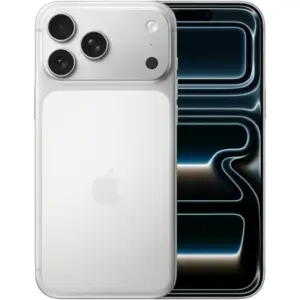 Apple iPhone 17 Pro Max Mobile Phone, 6.9" Super Retina XDR Display, A19 Pro Chip, 6 Core CPU, 6 Core GPU, 16 Core Neural Engine, 512GB Storage, 5G/WiFi7, INTL Version, eSIM, Silver | 17-PRO-MAX