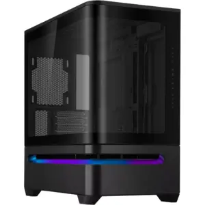 ASUS PRIME AP202 Micro ATX Computer Case, Up to 360mm Radiator, Supports Up to 420mm Max GPU, Top & Bottom Removable Dust Filters, Black | 90DC00P0-B19000