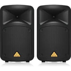Behringer EPS500MP3, Ultra-Compact 500W 8-Channel Portable PA System with MP3 Player, Reverb & Wireless Option, Black | EPS500MP3