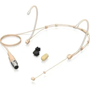 Behringer BD440 Premium Head-Worn Cardioid Microphone, Condenser Capsule Type, Unidirectional Polar Pattern, Gold-Plated Mini 3-pin XLR Connector | BD440