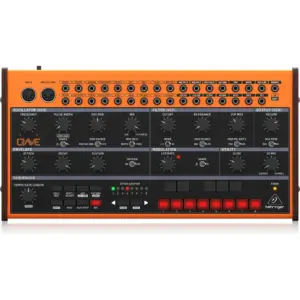 Behringer CRAVE Analog Semi-Modular Synthesizer with 3340 VCO, Classic Ladder Filter, 32-Step Sequencer & 16-Voice Poly Chain | CRAVE