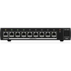Behringer P16-D 16-Channel Digital ULTRANET Distributor, Up to six P16-D ULTRANET Distributors, Provides Bus-Power & 16-Channel Signal Transmission for All 8 Outputs, Black | P16D