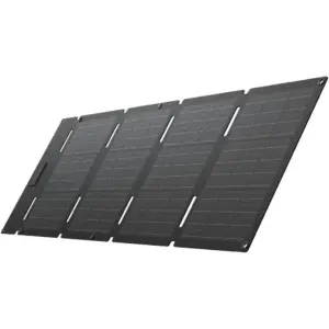 EcoFlow 45W Portable Solar Panel, Up to 25% Conversion Rate, IP68 Rating Protects Against Water and Dust, DC5521 to XT60i Charging Cable, USB Type-C, Black | EFSOLAR45-TYPE-C