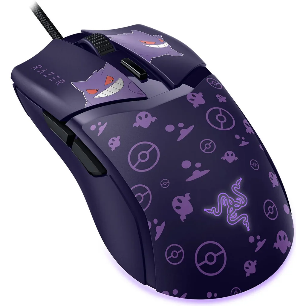 Razer Cobra Gengar Edition Computer Mouse, 8500 DPI Optical Sensor, 300 IPS Max Speed, Optical Mouse Switches Gen-3, 6 Programmable Buttons, Chroma RGB Lighting, Violet | RZ01-04650700-R3M1 - Image 2