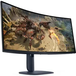 Dell Alienware 34 AW3425DWM Gaming Monitor, 34" VA Display, WQHD Resolution, 180Hz Refresh Rate, 1ms (Extreme Mode), AMD FreeSync Premium & VESA AdaptiveSync, Black | 210-BPKX
