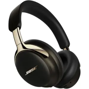 Bose QuietComfort Ultra 2nd Gen Headphones, CustomTune, Next-Gen Noise Cancellation, Immersive & Cinema Audio, 30hr Battery, Plush Comfort, USB-C, Bluetooth 5.4, Dessert Gold | 890101-0400