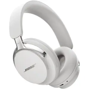Bose QuietComfort Ultra 2nd Gen Headphones, CustomTune, Next-Gen Noise Cancellation, Immersive & Cinema Audio, 30hr Battery, Plush Comfort, USB-C, Bluetooth 5.4, White | QCUH2-HEADPHONEARN