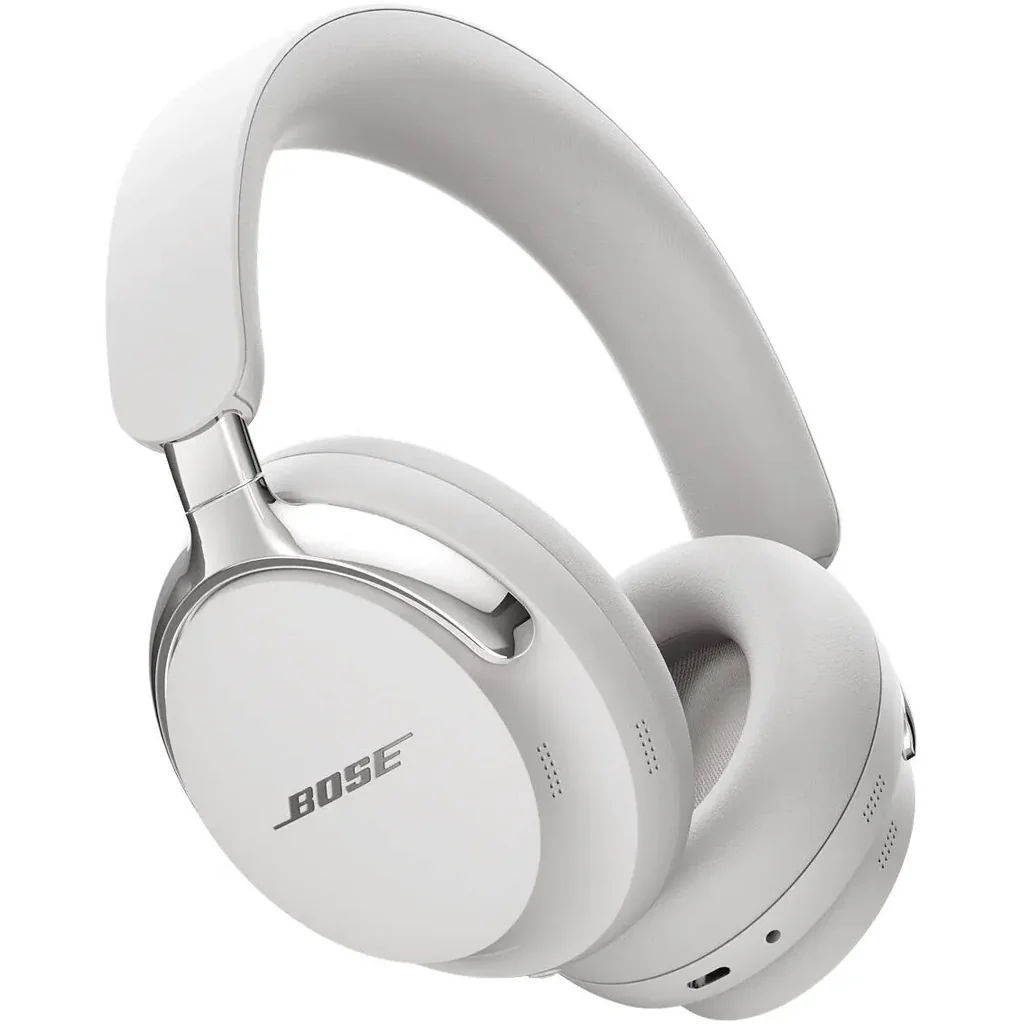 Bose QuietComfort Ultra 2nd Gen Headphones, CustomTune, Next-Gen Noise Cancellation, Immersive & Cinema Audio, 30hr Battery, Plush Comfort, USB-C, Bluetooth 5.4, White | QCUH2-HEADPHONEARN