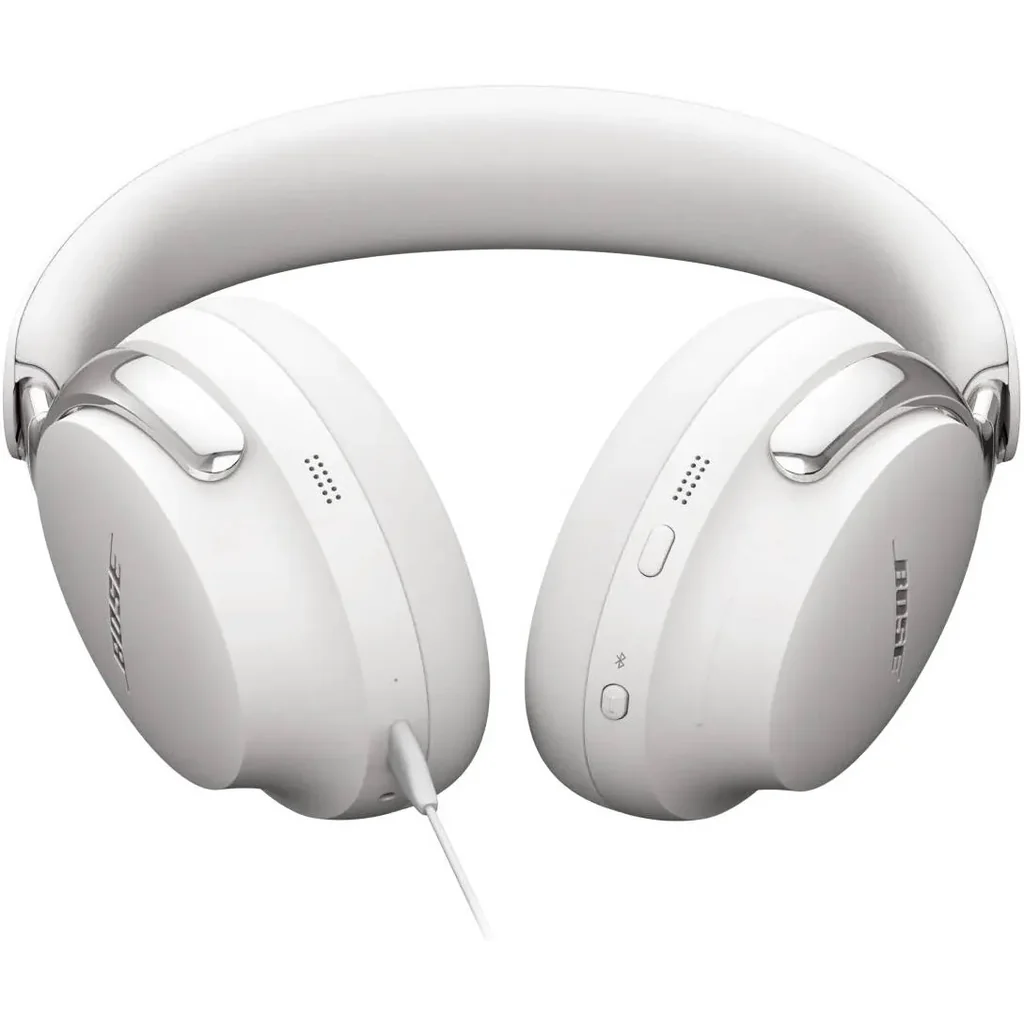 Bose QuietComfort Ultra 2nd Gen Headphones, CustomTune, Next-Gen Noise Cancellation, Immersive & Cinema Audio, 30hr Battery, Plush Comfort, USB-C, Bluetooth 5.4, White | QCUH2-HEADPHONEARN - Image 3