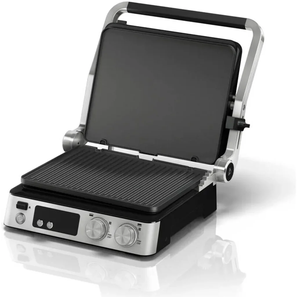 Braun MultiGrill 7 Contact Grill, 2000W Electric Grill, with 3-in-1 Cooking System, Adjustable Thermostat, Removable Plates, Dishwasher Safe, Black/Stainless Steel | CG 7040 - Image 6