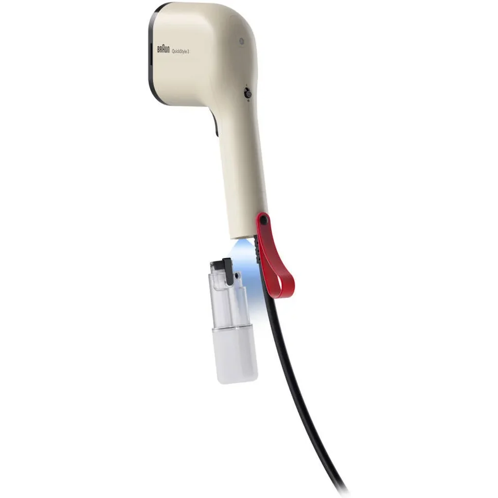 Braun QuickStyle 3 Garment Steamer, 1100 Watts, Smart iCare & FastSteam Technology, Quick Heat-Up, Ultra Compact Design, Beige | GS 3012 - Image 3