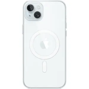Apple Case with MagSafe, Compatible with iPhone 15 Plus, Thin, Light, And Easy to Grip, Built-In Magnets, Clear | MXRL3ZM/A