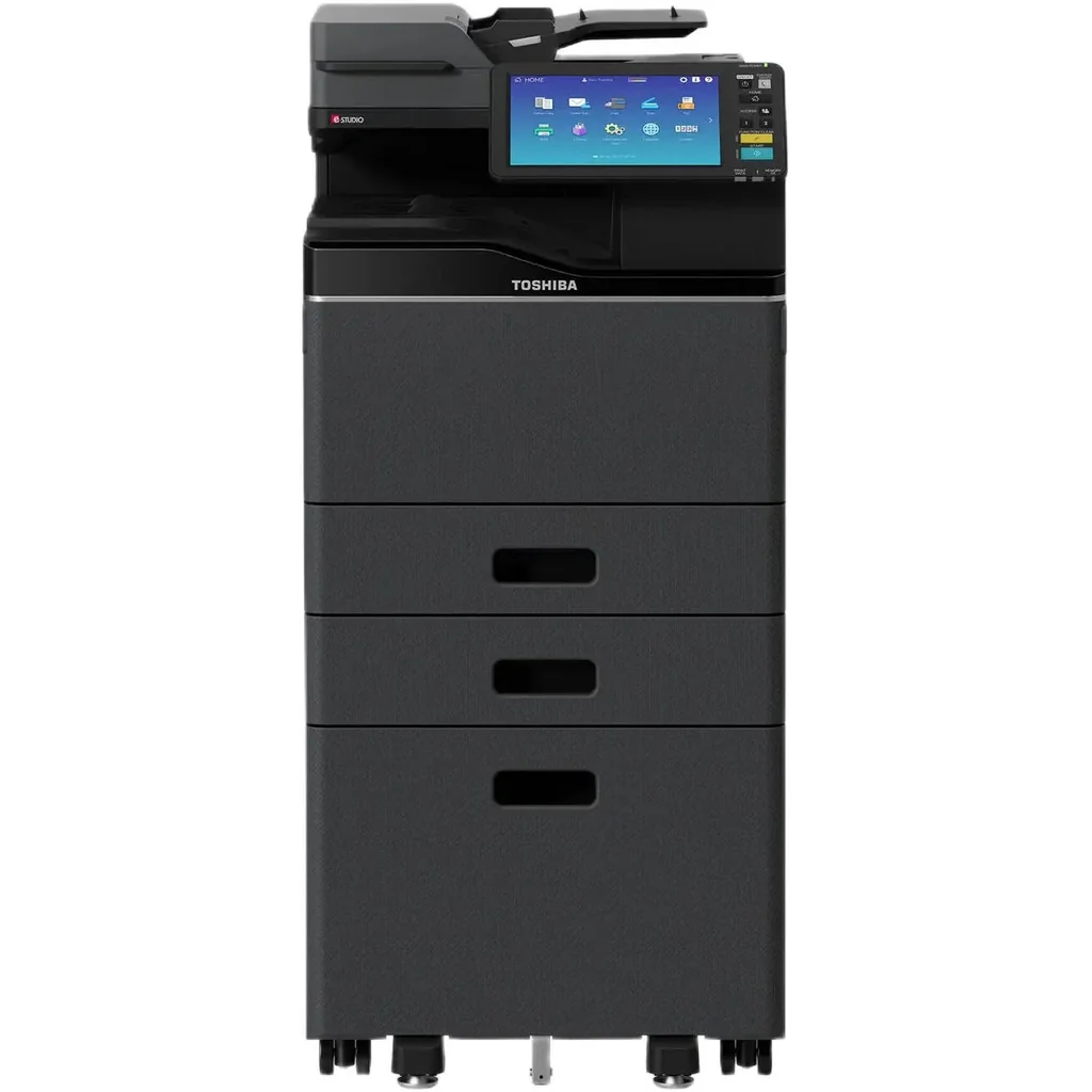 Toshiba E-STUDIO330AC Multifunction Printer, Up to 33 PPM Colour Print Speed, Up to 1200 x 1200 DPI Print Resolution, Up to 120 IPM Duplex Scan Speed, 3200 Paper Capacity, Black | E-STUDIO330AC