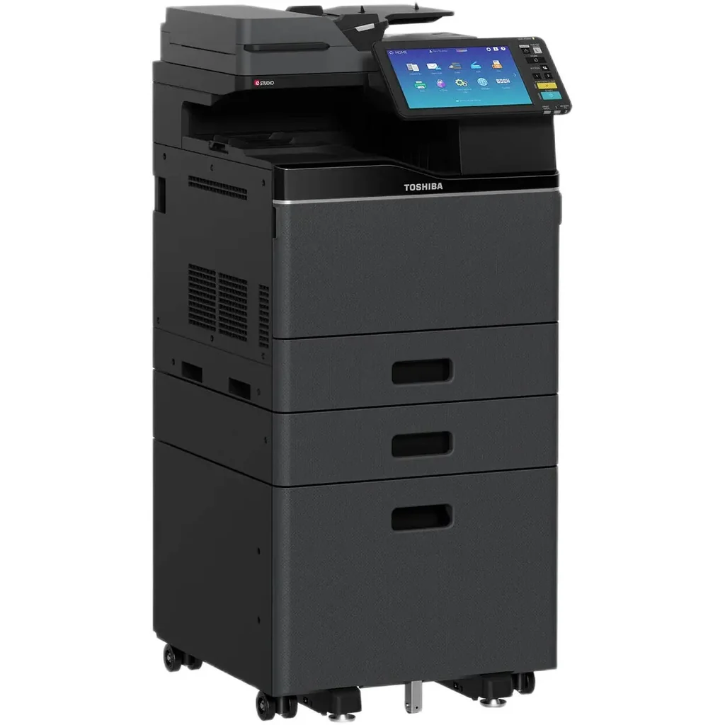 Toshiba E-STUDIO330AC Multifunction Printer, Up to 33 PPM Colour Print Speed, Up to 1200 x 1200 DPI Print Resolution, Up to 120 IPM Duplex Scan Speed, 3200 Paper Capacity, Black | E-STUDIO330AC - Image 3