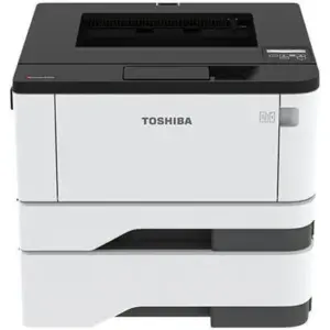 Toshiba e-Studio409P Mono Multifunction Printer, Up to 40 PPM Print Speed, 1200 DPI x 1200 DPI Print Resolution, 2 Line Display, 250 Sheets Paper Capacity, Gray | e-Studio409P