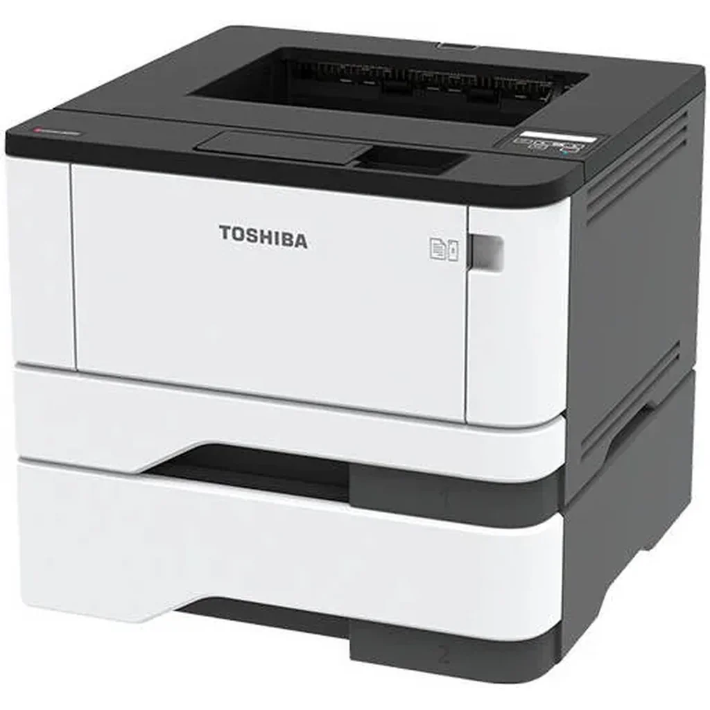 Toshiba e-Studio409P Mono Multifunction Printer, Up to 40 PPM Print Speed, 1200 DPI x 1200 DPI Print Resolution, 2 Line Display, 250 Sheets Paper Capacity, Gray | e-Studio409P - Image 2