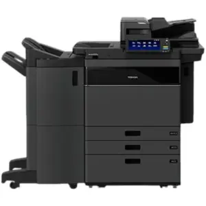Toshiba e-Studio6526AC Colour Multifunction Printer, Up to 65 PPM Print Speed, 10.1" LCD Colour Touch-Screen, 600x600 DPI Colour Resolution, 3520 Max Paper Sheets Capacity, Black | e-Studio6526AC