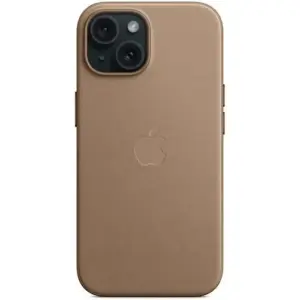 Apple FineWoven Case with MagSafe, Compatible with iPhone 15 Plus, Built-In Magnets, FineWoven Material, Taupe
