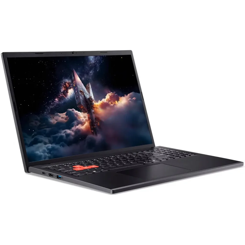 Acer Nitro Lite Gaming Laptop, 16" WUXGA IPS 165Hz Display, Intel Core i7-13620H, 16GB RAM, 512GB SSD, GeForce RTX 3050 6GB GPU, English-Arabic Keyboard, Windows 11 Home, Black | NH.DACEM.002 - Image 2