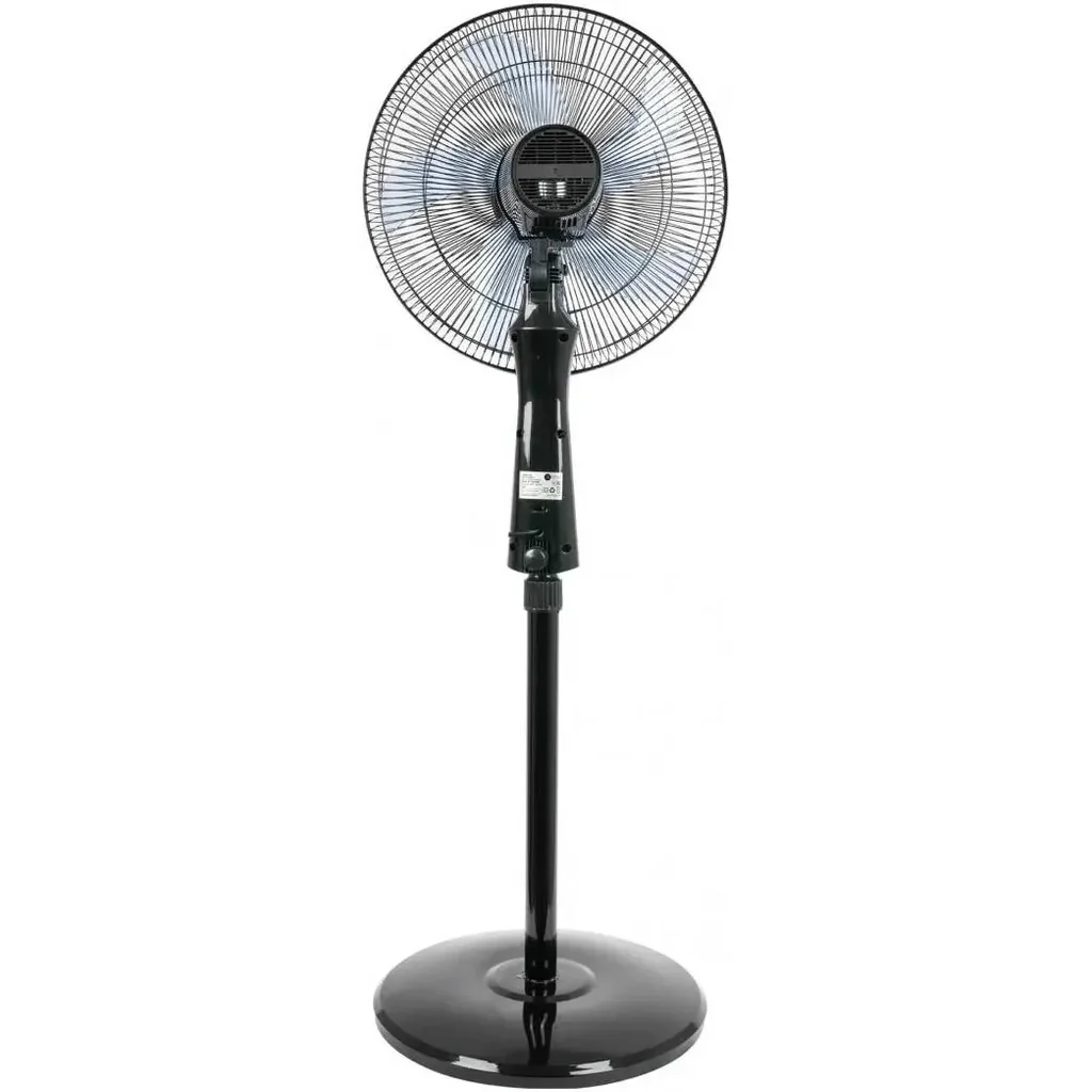 AFRA AF-1660BK Electric Stand Fan, 60W Motor, Adjustable Height, 5 Blades, G-Mark, ESMA, RoHS, And CB Certified, Black | AF-1660BK - Image 2
