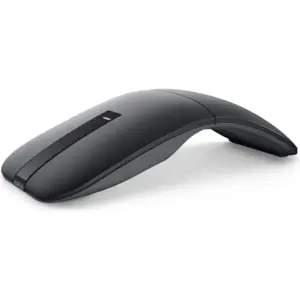 Dell Bluetooth Travel Mouse, Portable, Adjustable 1000 4000 DPI, Connect up to 3 Devices, Twist On/Off Design, Touch Scroll, Ambidextrous, Long Battery Life, Wireless, Compact, Black | 570-ABQN