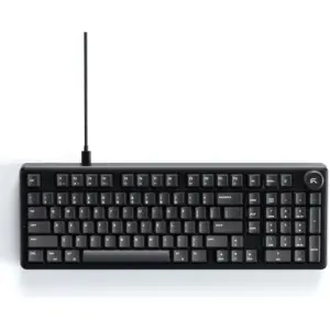 Cybeart Akula 99 Lite Mechanical Gaming Keyboard, 99% Layout, Pre-Lubed Switches, Hot-Swappable, RGB Backlit, Full-Size Wired USB-C Keyboard with Media Knob, Black | KB-AKULA99LITE-CYB01