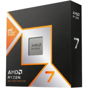 AMD Ryzen 7 9850X3D CPU Processor, 8 Cores & 16 Threads, Up to 5.6 GHz Max Boost Clock, 96MB L3 Cache, Integrated AMD Radeon Graphics, Up to 192 GB DDR5 Max Memory | 100-100001973WOF