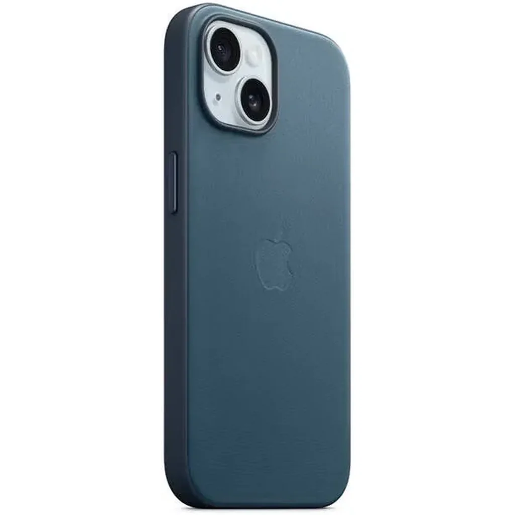 Apple FineWoven Case with MagSafe, Compatible with iPhone 15 Plus, Built-In Magnets, FineWoven Material, Pacific Blue | MT4D3ZM/A / FE/A - Image 2