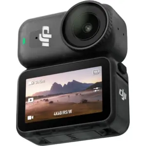 DJI Osmo NANO Standard Combo Action Camera,128GB Capacity, 1/1.3" Sensor, 4K/60fps & 143° Wide FOV, 10-bit & D-Log M Color, 10m Waterproof Camera, IPX4-Rated Vision Dock, Black | OSMO-NANO-128